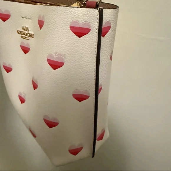 Coach Limited Edition Mollie Bucket Bag With Stripe Heart Print - Picture 15 of 15
